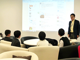 「ビジネスプラン プレゼンテーション大会」の様子